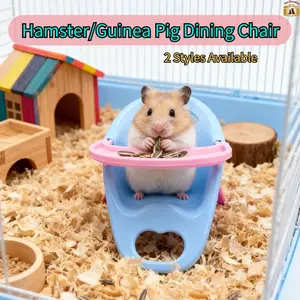 Cute Hamster Dining Chair /High Chair | For Hamsters, Guinea Pigs, Sugar Gliders | Small Pet Photo Props | Small Pet Accessories