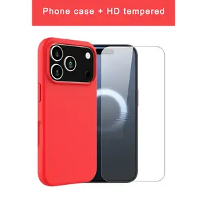 LensGuard Compatible with iPhone11 12 13 14 15 16 17Case，[with Screen Protector] Liquid Silicone Full Body Protective Cover, Shockproof, Slim Phone, Anti-Scratch Soft Microfiber Lining,Dustproof，Smudge-proof Protection Wireless
