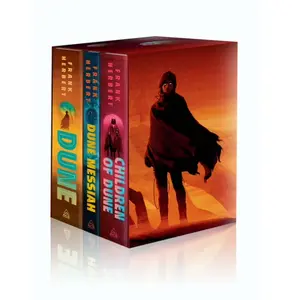 Dune Frank Herbert's Dune Saga 3-Book Deluxe Hardcover Boxed Set: Dune, Dune Messiah, and Children of Dune, (Paperback)