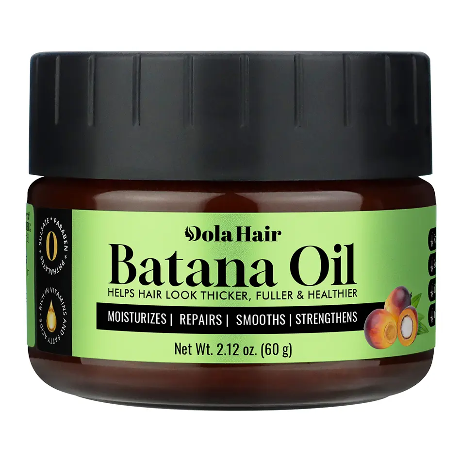 Dola Hair Batana Oil Balm for Hair Growth Pure Batana Oil Hair Care Paste for Scalp & Hair Moisturizing, Nourishing for Dry Hair, Natural Hair Care Essential 60g