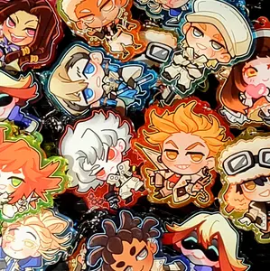 GACHI Trash Charms | Epoxy Acrylic Keychain Charms, gachiakuta charms