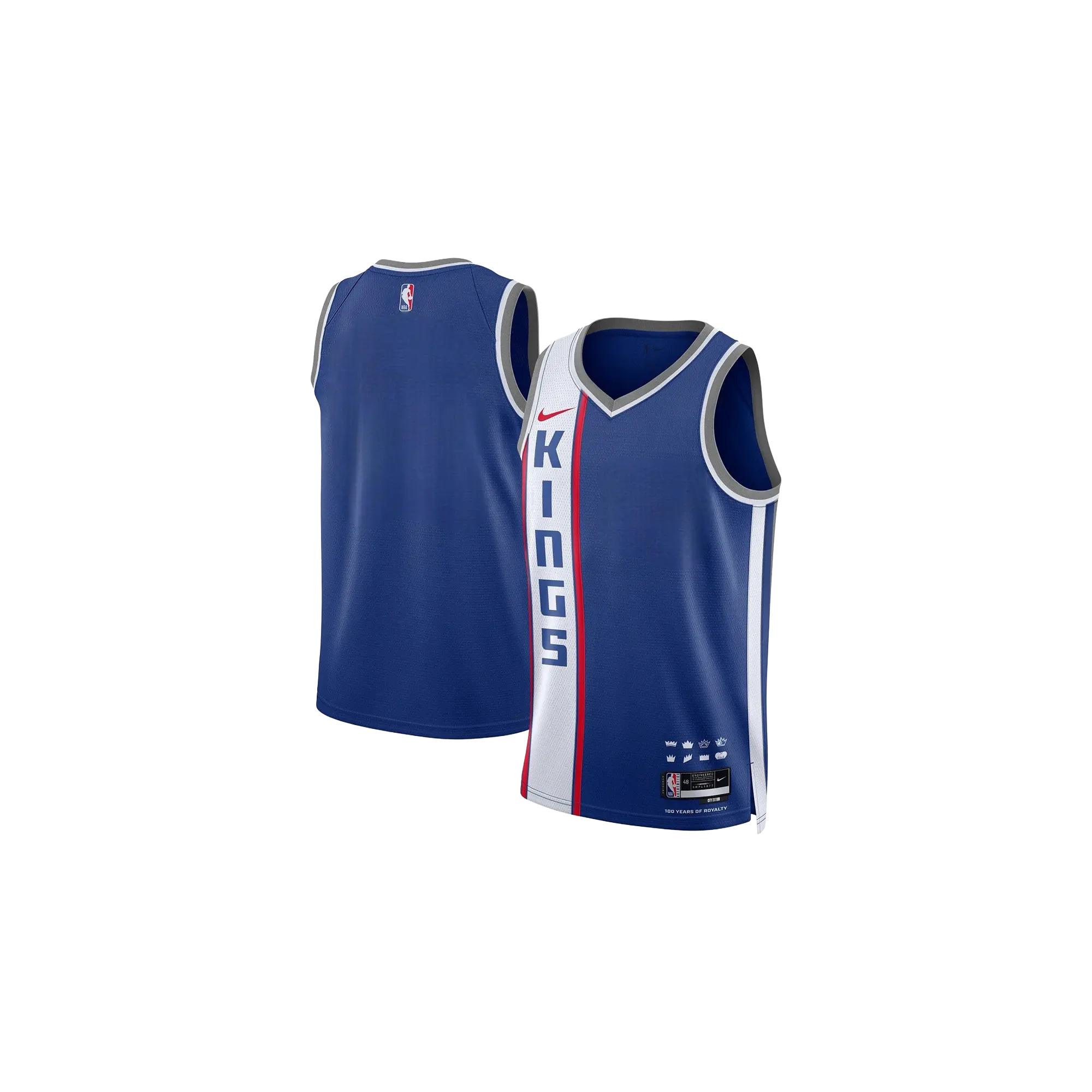 NBA City Swingman Jersey "2023-24 Sacramento Kings - Royal / White" DX8548 495