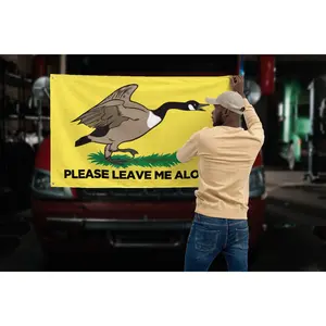 Please Leave Me Alone Canada Goose Flag, Freedom Convoy, Gadsden flag