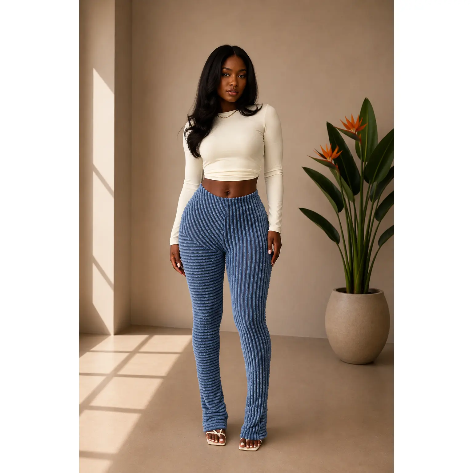 June Textured Pants
