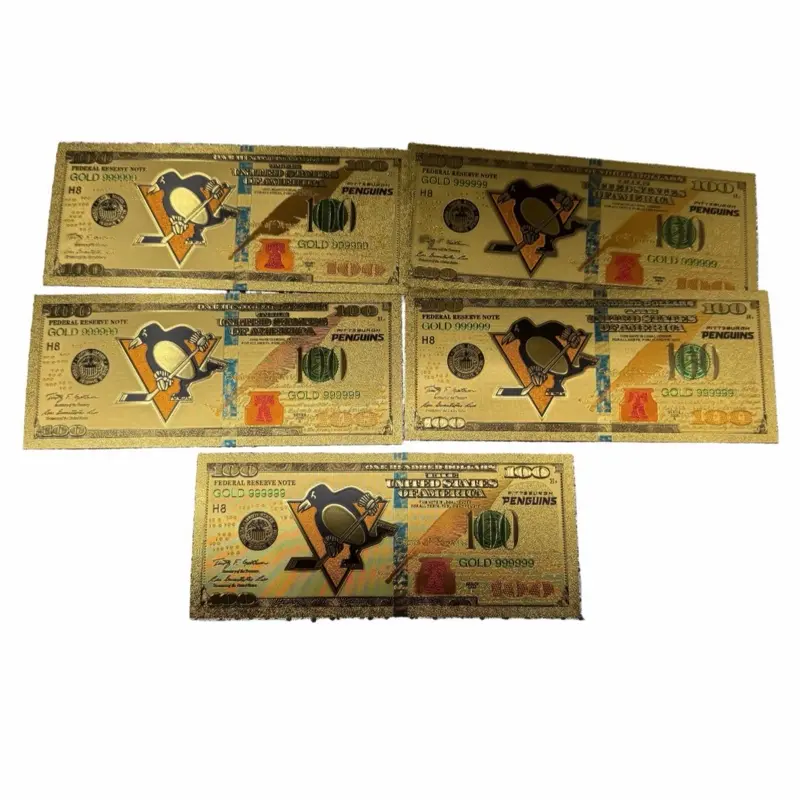 Penguins Pittsburgh foil set ( NOT LEGAL TENDER)