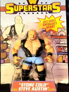 WWE Superstars “Stone Cold” Steve Austin Figure Mattel Collectible