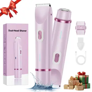 Flawless Glide Bikini Trimmer Painless Electric Shaver for Silky Smooth Skin IPX7 Waterproof USB Rechargeable Dual Action Smoothing Wet Dry Freedom Handle Adjustable Must-have Gift