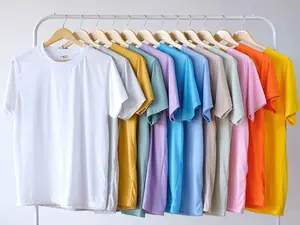 Cotton Feel Sublimation Blank T-Shirt: 80/20 Poly Cotton Soft Feel | Sublimation & DTF Blank T-Shirt for Crafters | Heat Press Ready | Perfect for Etsy Sellers, Small Business, DIY Printing, Custom Tees, Wholesale Blanks | Fast Shipping from Glendora, CA