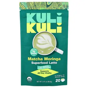 Kuli Kuli Superfood Latte, Matcha Moringa, 3.41 oz (96.6 g)
