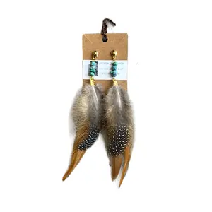 Handmade Feather Earrings