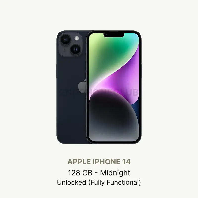 Refurbished Apple iPhone 15 128GB Black Unlocked Smartphone