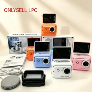 Thumb Action Camera: Panoramic Shooting, WiFi Connection, Anti-shake and Magnetic Design. Lightweight and Portable, Ideal for Travel, Cycling and Daily Vlogging.
