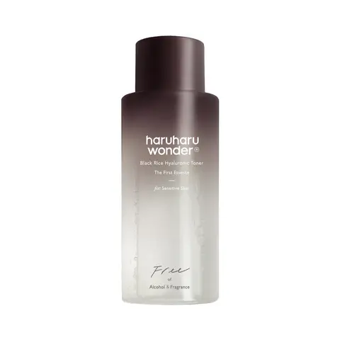 [HaruHaru Wonder] Black Rice Hyaluronic Toner (For Sensitive Skin) 150ml, Skincare Hydrating, Alcohol Free, Fragrance Free, Vegan, Crurelty Free, EWG-Green