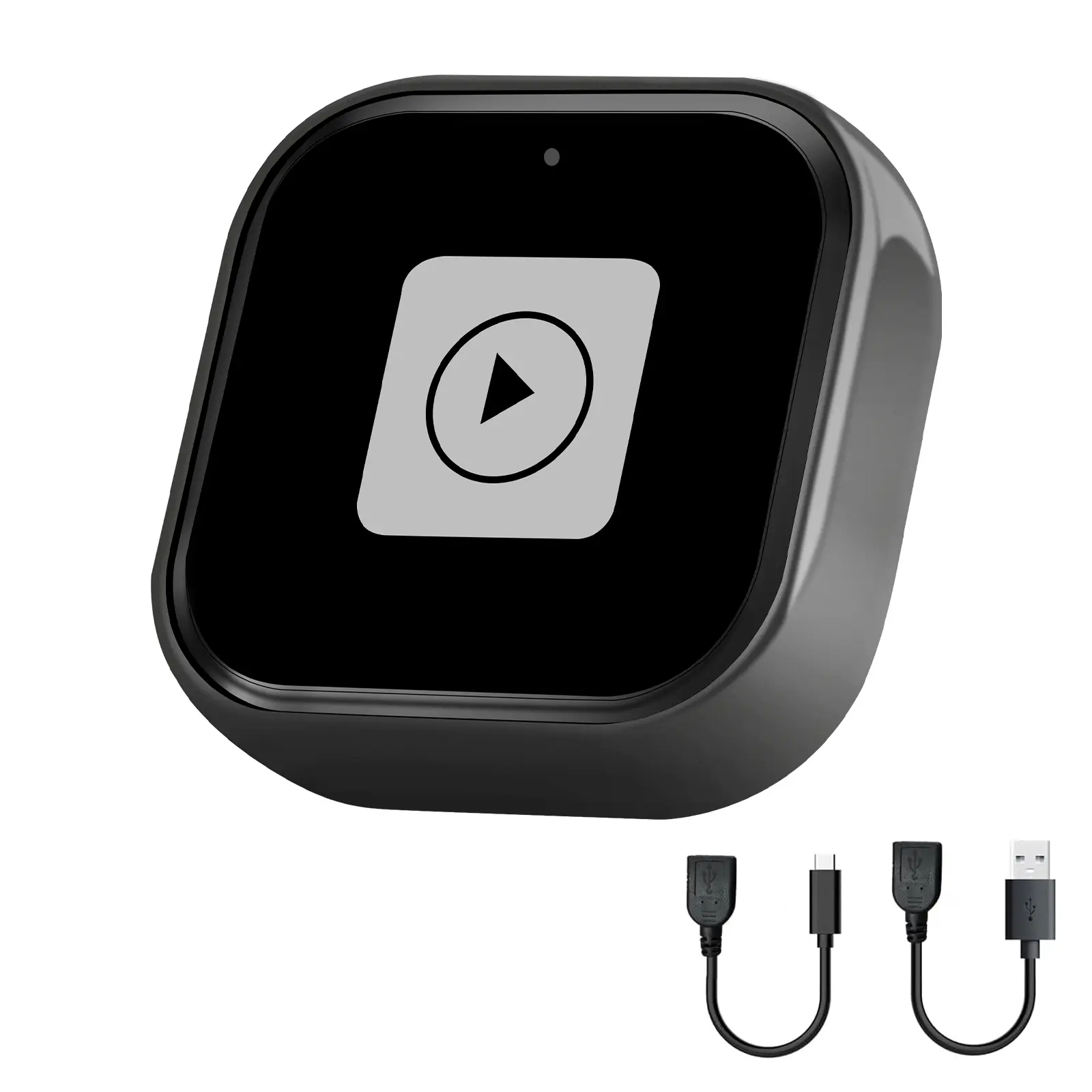 Wireless CarPlay Adapter 2025 upgrades wired CarPlay to wireless, mini USB design, plug and play, easy to use, fast and stable connection