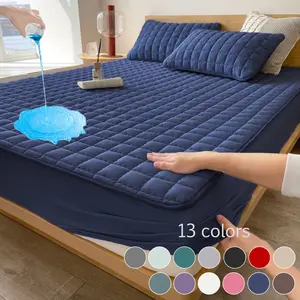 Waterproof Mattress Protector Set, Waterproof Mattress Pad – Includes Fitted Sheet & Mattress Cover with Deep Pocket, Soft, Noiseless, Breathable, Stain-Resistant, Machine Washable, with Pillowcases for Bedroom, Guest Room, Dorm, Kids, Pets