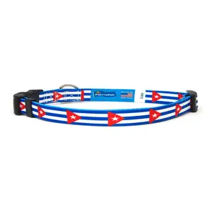 Cat Collar with Cuba Flag | Great For National Holidays, Festivals, Parades, Sporting Events, Pride Events