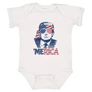 Trump Merica Baby Onesie, Trump Lover Onesie, Newborn Baby Clothes Girl baby  bundles Bodysuit
