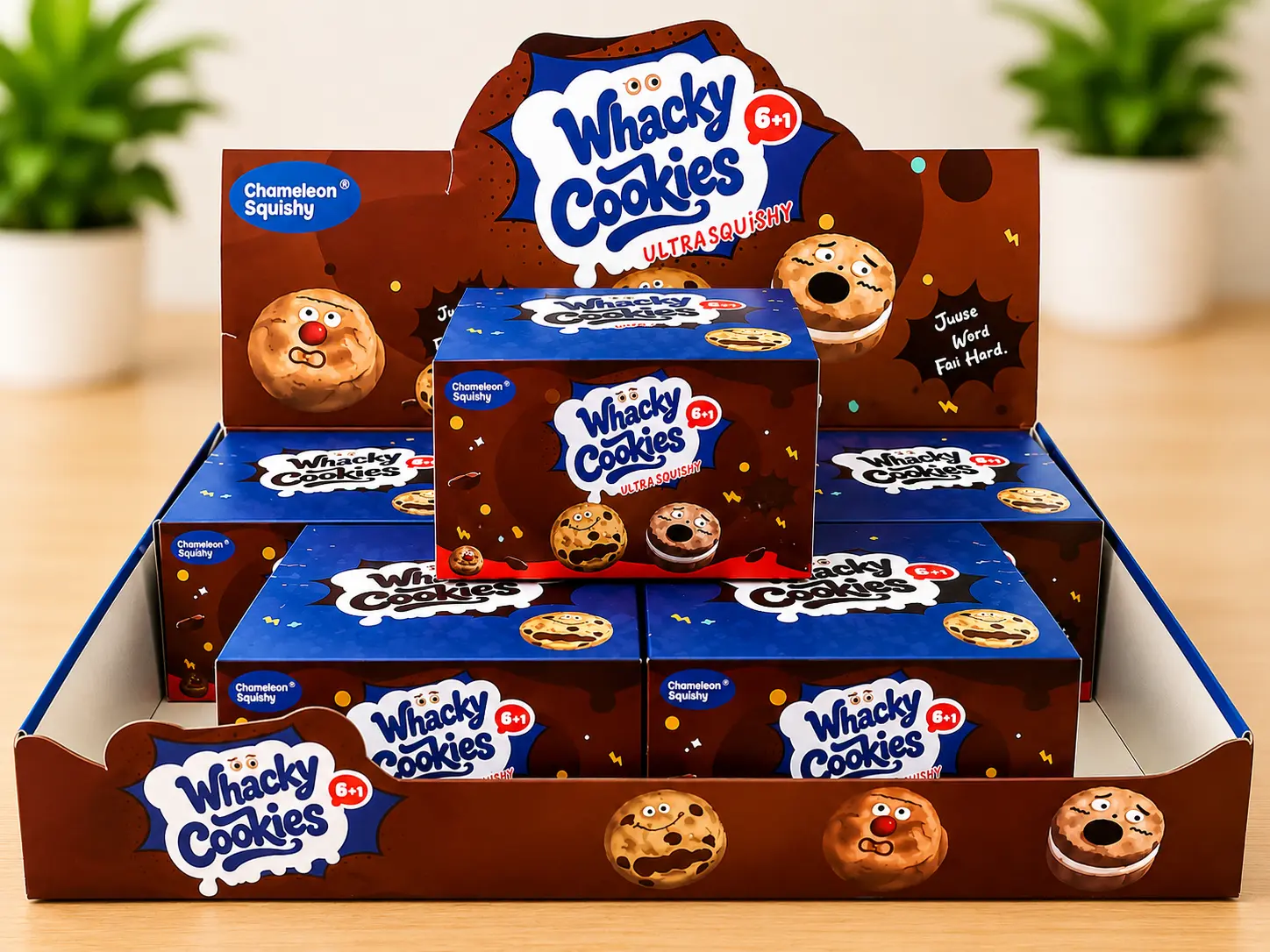 Whacky Cookies Mystery Box Squishy | Slow Rising Cookie Squishy | Blind Box Fidget Toy | Kawaii Stress Relief | Collectible Cookie Toy Sensory