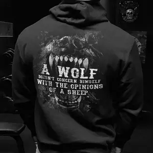 A Wolf Doesn't Concern Himself With The Opinions Of A Sheep Hoodie