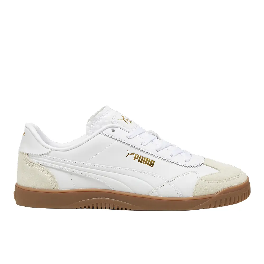 PUMA Mens Club 5V5 Lux Lace Up Sneakers Shoes Casual - Off White, White PUMA Mens Club 5V5 Lux Lace Up Sneakers Shoes Casual - Off White, White