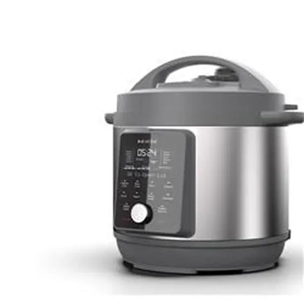 Instant Pot Duo Plus Digital Pressure Cooker - 8 qt., Aluminum & Stainless Steel, 15 Smart Programs, 120V, Black & Silver, Kitchen Appliance with Dishwasher-Safe Lid & Intuitive Remote Steam Release for Pressure Cooking, Quick One-Touch Cooking