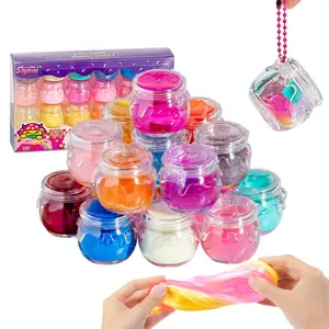 Slymu Slime Sweet Party 18 Pack Butter Slime Set - Sensory Fidget Toys, ASMR Stress Relief, Mini Slime Jars, Party Favors for Kids, Birthday Gifts, Goodie Bag Stuffers