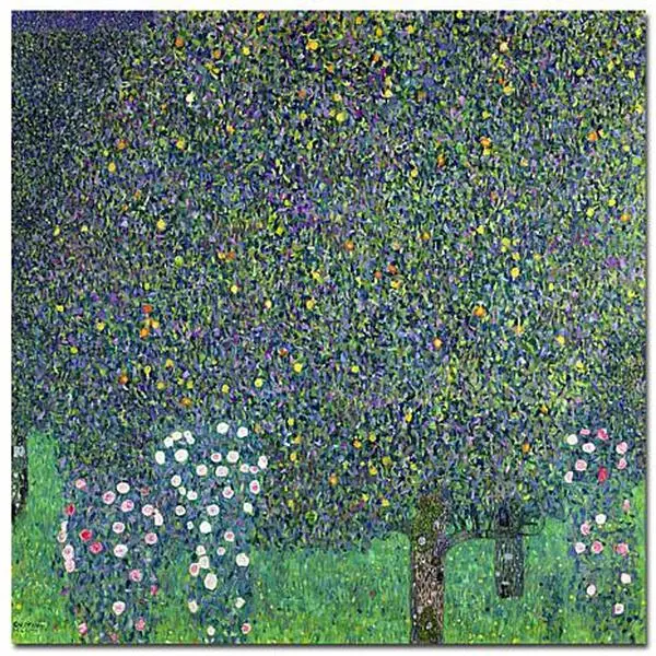 Trademark Fine Art Giclee Print - Roses Under the Trees 1905