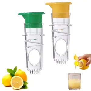 Manual Juicer Machine, Two Piece Mixed Packaging, Multifunctional Home Use Small Juicer, Fruit Juice Separator Presser