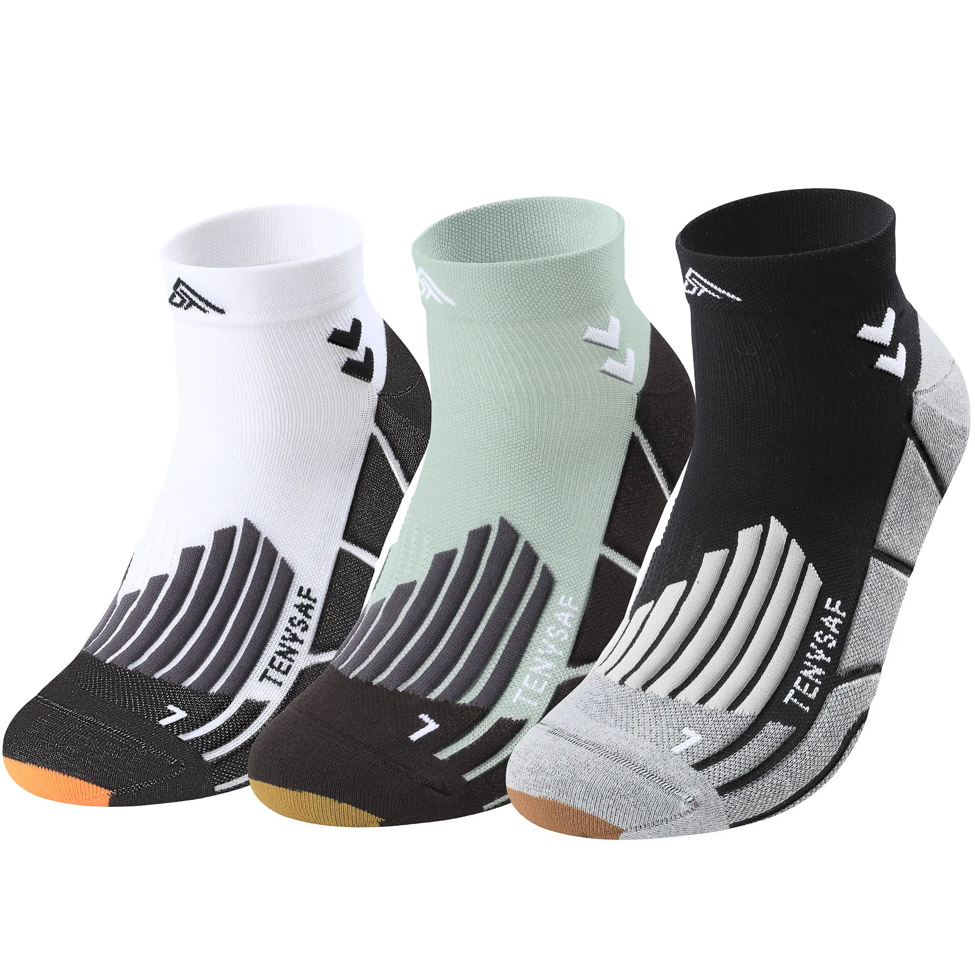 Compression Sport Running Socks: Athletic Socks for Men Women with Cushion,3 Pairs Work Hiking Basketball Ankle Socks 2024MXSB