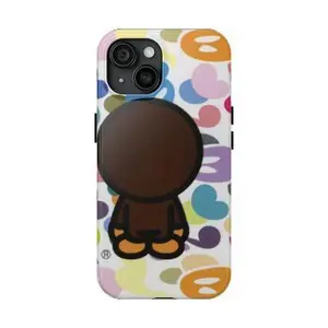 Hiphop Camo Baby Milo Tough Phone Case, A Bathing Milo Case For iPhone