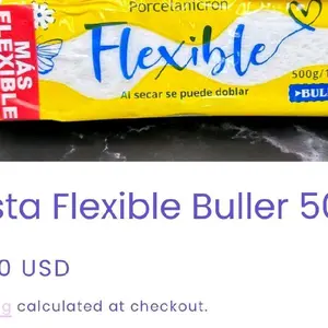PASTA PORCELANICRON FLEXIBLE BULLER 500gr/1.1 lb