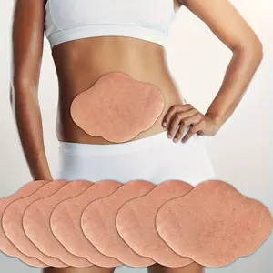 100 Pcs Pure Heat Abdominal Patches, Hot Compress Heat Pad, Non-Woven Fabric, Fitness & Post-Workout Support, Exercise Recovery, No Battery Needed, Ideal for Gym Use