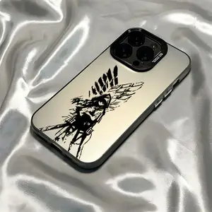 Attack on Titan Graffiti Phone Case Suitable for iPhone 17 16e 16 15 14 13 12 11 Mini Pro Max Air X XR XSMAX 8 7 Plus Anti Fall Matte Back Cover