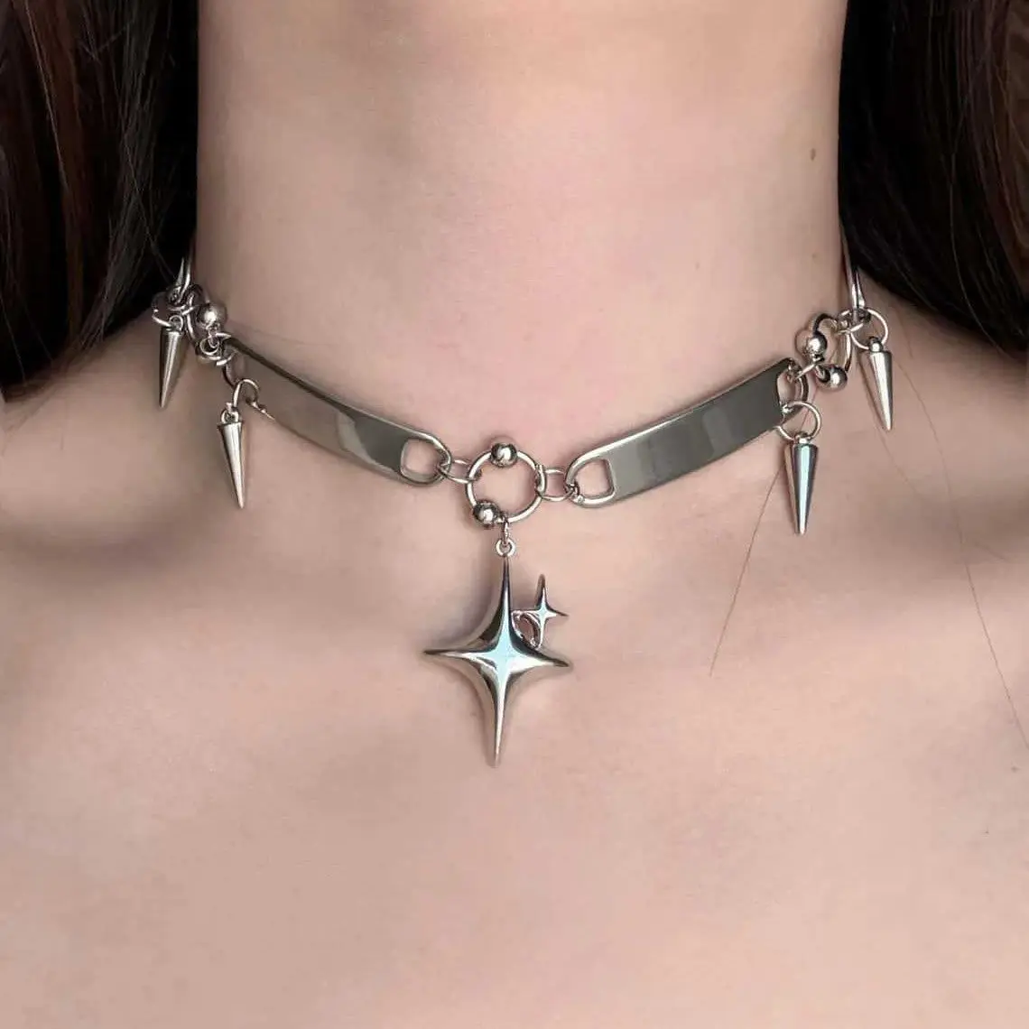 Y2K Necklace A Gothic Punk Style Statement