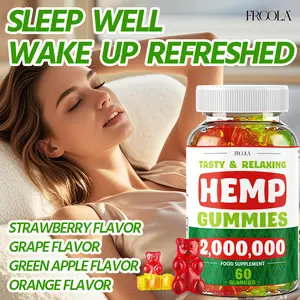 [ HEMP Gummies]Colorful Bear Sugar-Free Gummies, Antioxidant, Essential Fatty Acids, 60 Nutritious Gummies