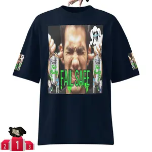 The Fail Safe Unisex Organic Oversized High Neck T-shirt