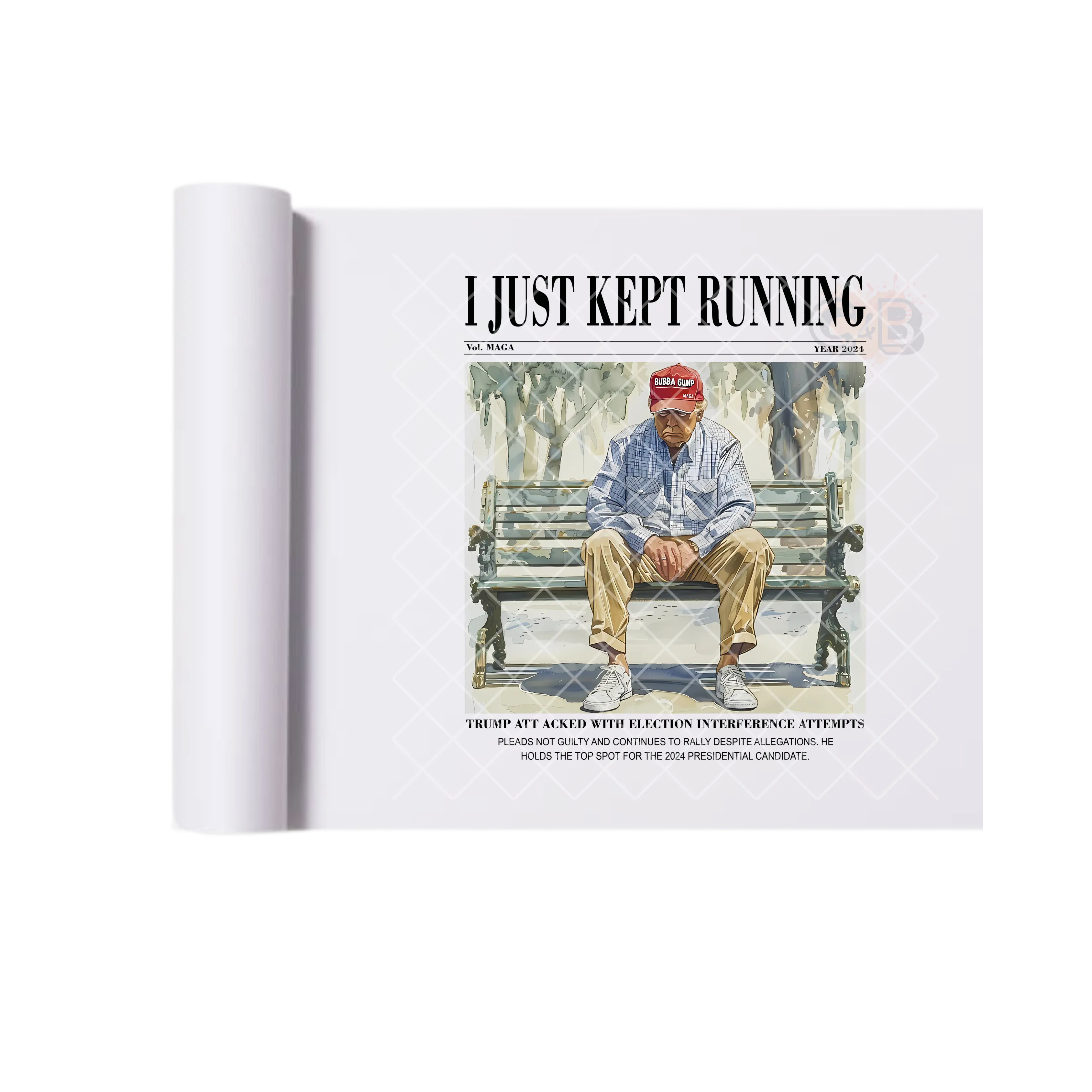 Gump Trump DTF Transfer