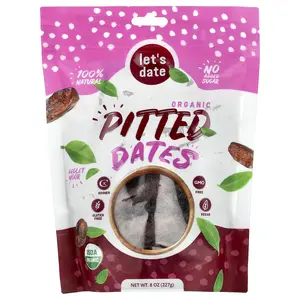 Let's Date Organic Pitted Dates, 8 oz (227 g)