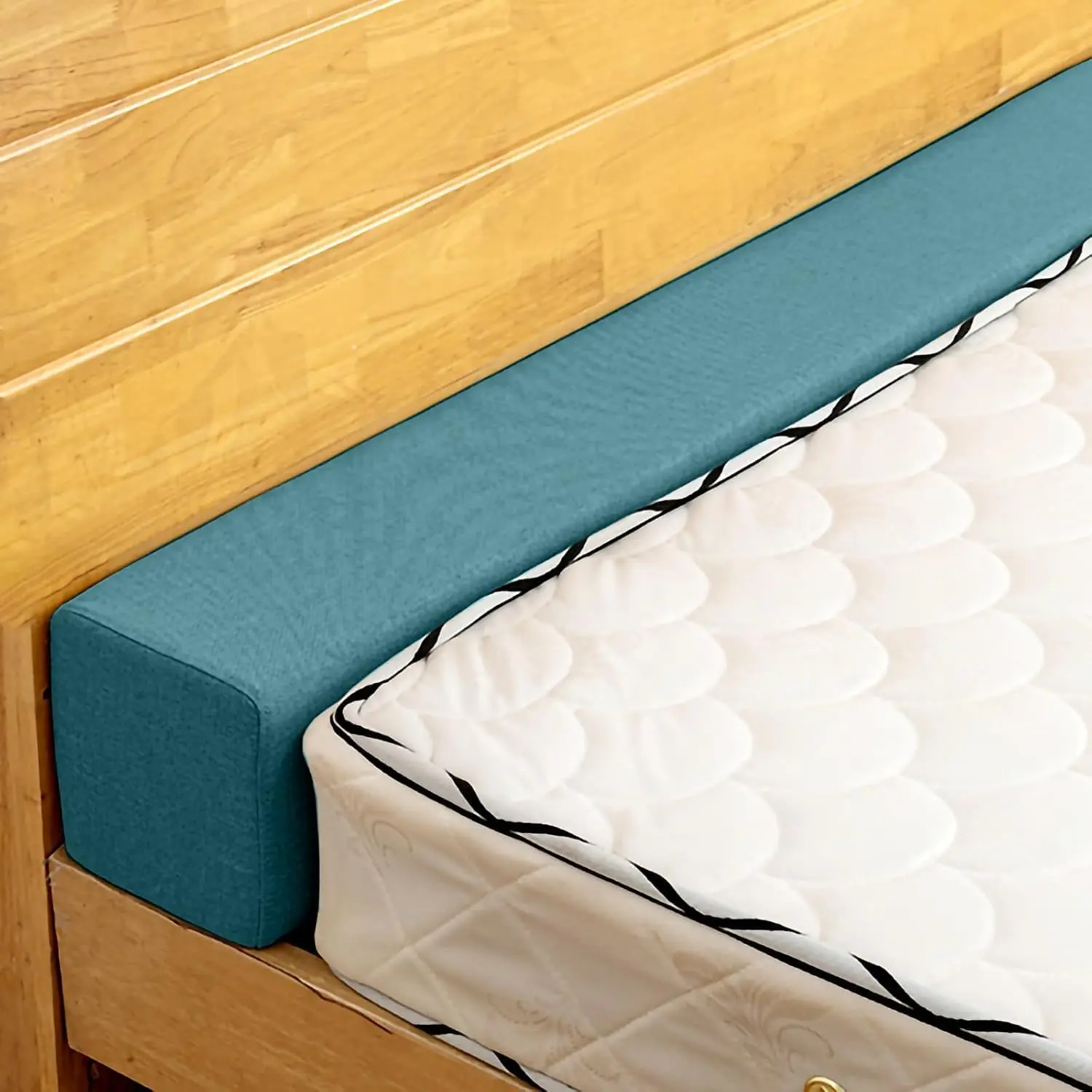 Bed Gap Filler/Mattress Filler, Mattress Extender for Twin/Full/Queen/King Bed, Close Gap(0-12") Between Mattress and Headboard or Wall, Stop Losing Your Pillows(Dark Blue-LxWxD-39 * 2 * 12in)