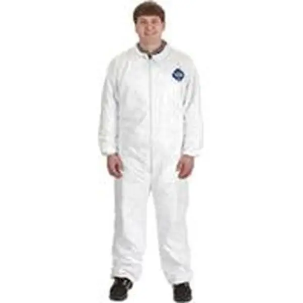 Miller Mfg 052850 Disposable Adults' Beekeeping Tyvek Fabric Coverall Suit - Large, Zip Closure, Elastic Cuffs, Long Sleeves, Farm Durable Workwear, Easy-To-Wear, Elastic Closures