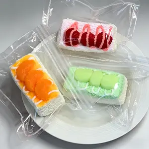 2pcs Ultra-Soft Squeeze Rice Ball Squishy Series - Creamy Mud-Feel Stress Relief Toy, Ideal for Anxiety & Focus