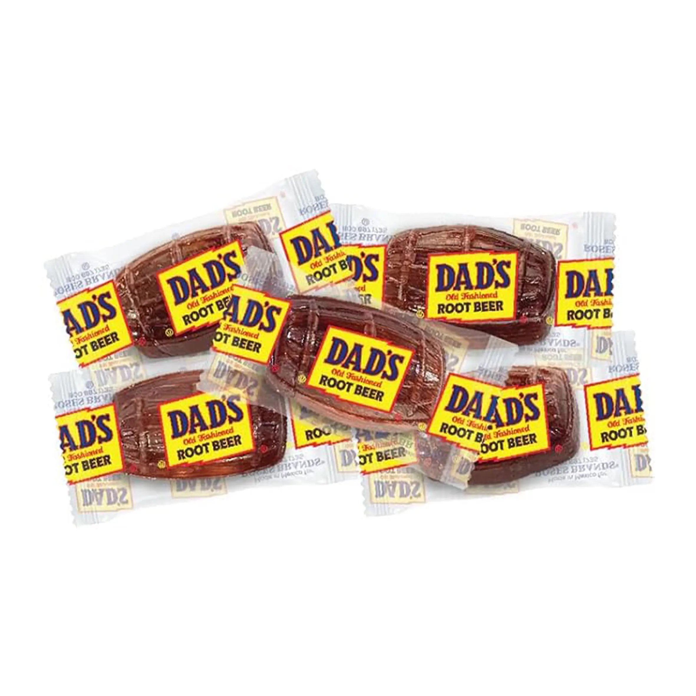 Dad's Root Beer Barrels Hard Candy, Individually Wrapped , 1LB Bag Dad's Root Beer Barrels Hard Candy, Individually Wrapped , 1LB Bag