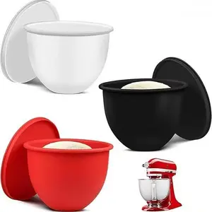 WT-MixAid Kitchen Tilt Head 5-Quart Silicone Lined Mixer Bowl Replacement Inner Bowl for Easy Mixing & Versatile Use