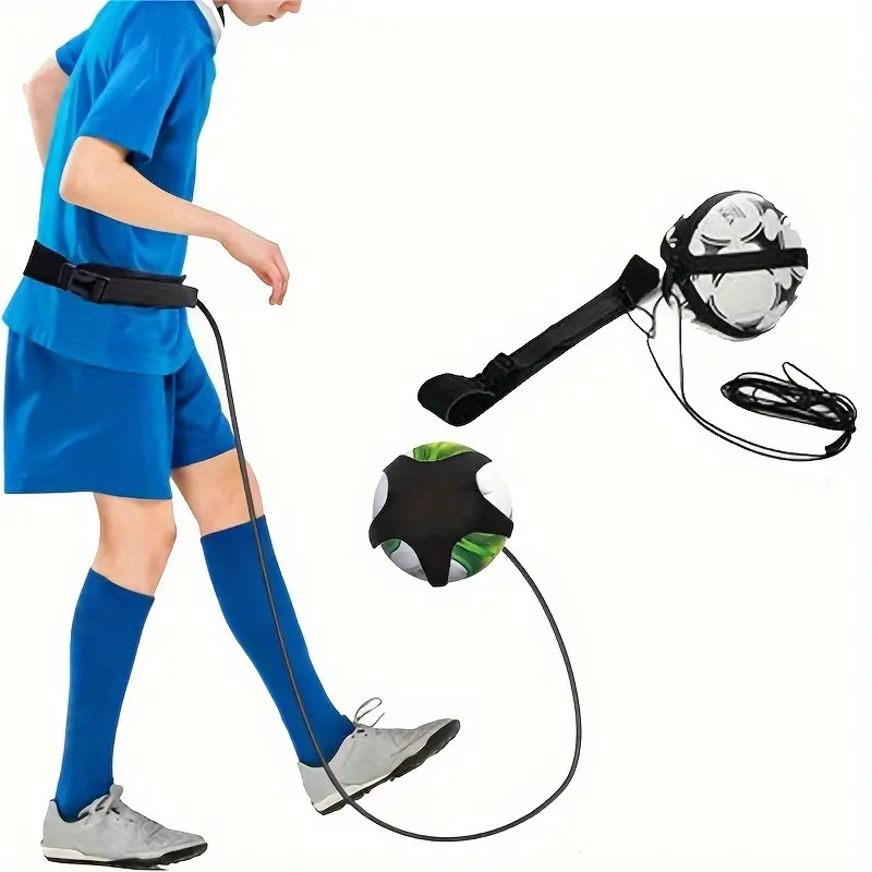 Football Training Equipment Soccer Training Equipment with Rope Bag Only Ball Bag Juggling Bag for Students, Youth Football Training Aid, Sports Gear