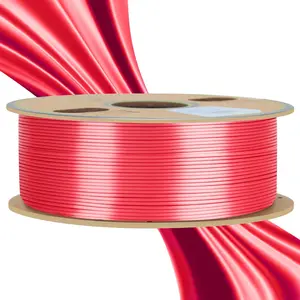 Valentine's Day DIY Pla Filament, Pure Color Silk Metallic Gloss 3D Printing Line, 1.75mm 250g High Precision Material for Jewelry & Models