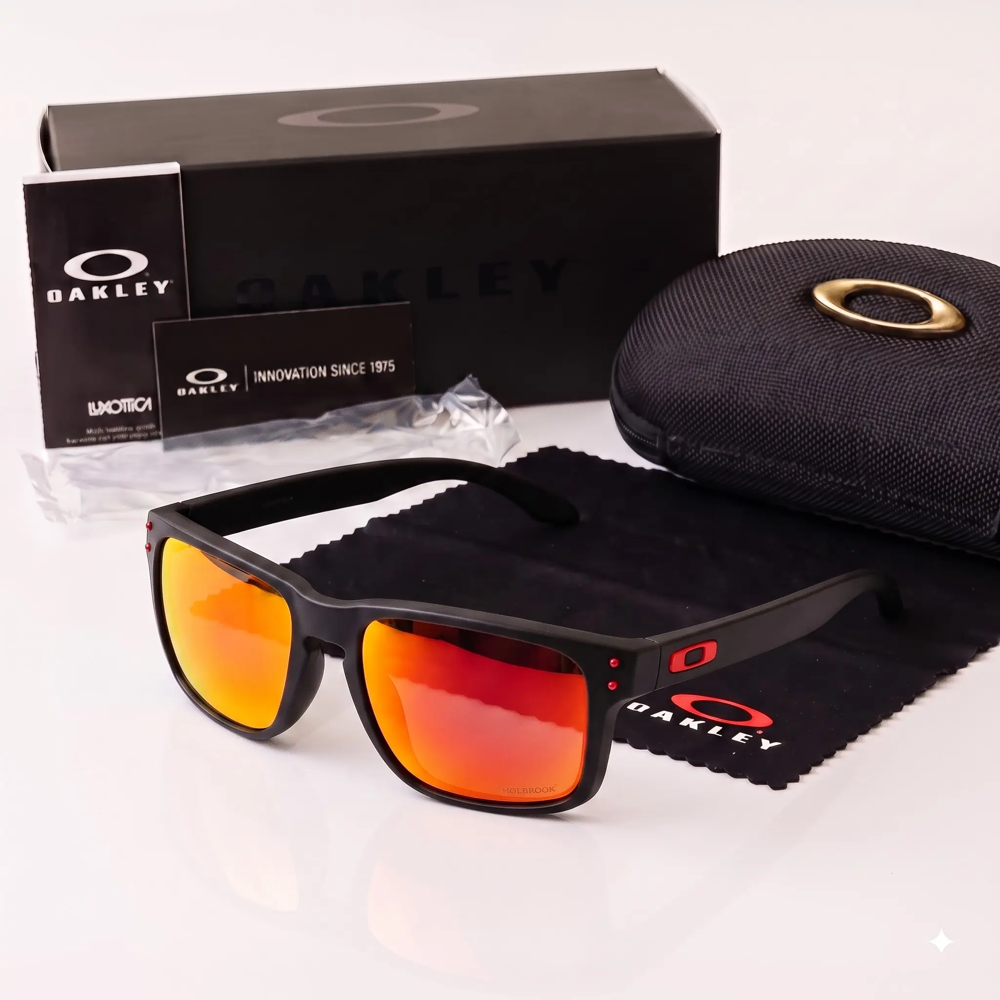 [Buy 2 get 1] Oakley Sport Performance Sunglasses Polarized Square Frame for Running Fishing Cycling Driving