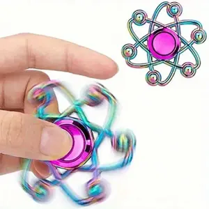 Rainbow Fidget Spinner Metal High Speed Stress Relief EDC Hand Spinner Toy Gift