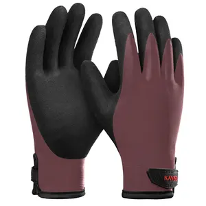 KAYGO Winter Waterproof Thermal Work Gloves with Double Latex Coating & Insulated Warm Liner for Cold Weather Protection