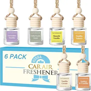 Air Freshener Diffuser 6 Pack Hanging Air Freshener Diffuser - Vanilla Scents  Air Freshener for Women, 45+ days Long Lasting