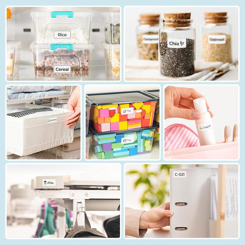 Marklife P15 Label Stickers Thermal Label Tape Paper For Mini Thermal Printer Self-adhesive Paper Roll For D30 P12 Q30 Printer